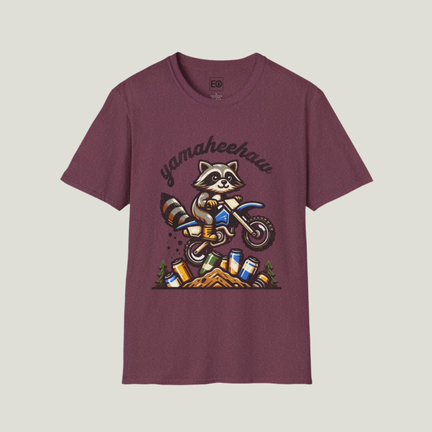 Yamaheehaw Enthusiast Raccoon T-Shirt - Unisex Softstyle