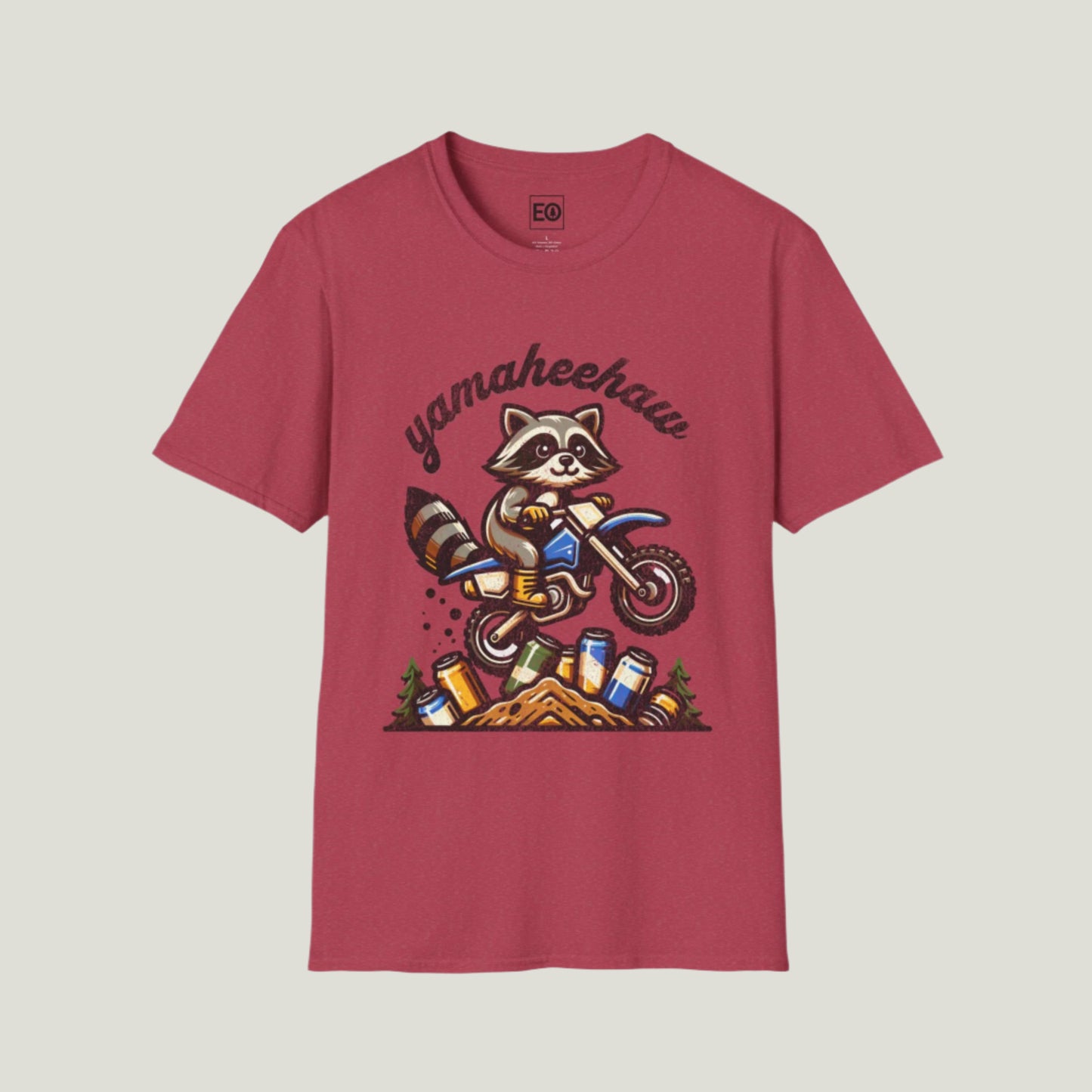 Yamaheehaw Enthusiast Raccoon T-Shirt - Unisex Softstyle