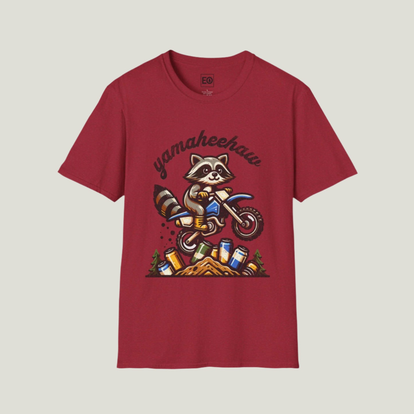 Yamaheehaw Enthusiast Raccoon T-Shirt - Unisex Softstyle