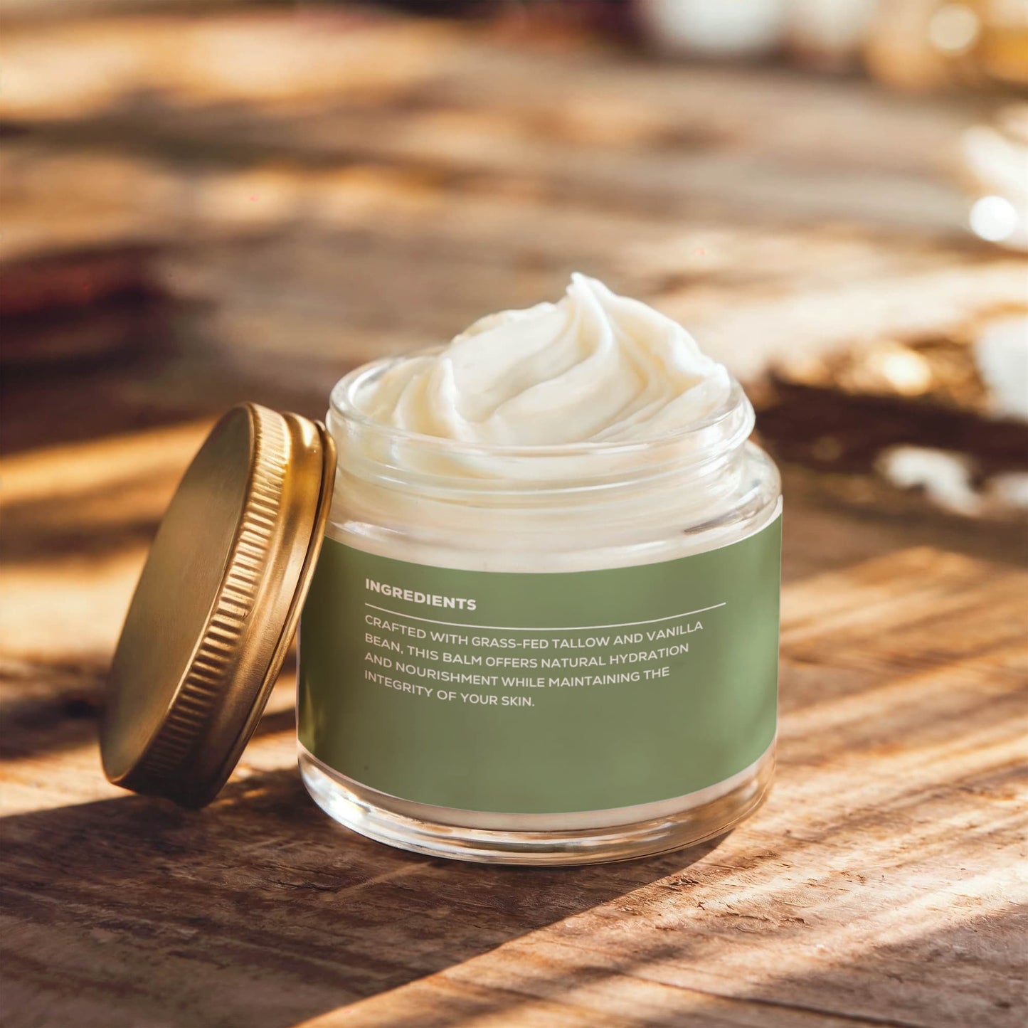 Bare Acre Whipped Grass-Fed Tallow Balm with Vanilla Bean