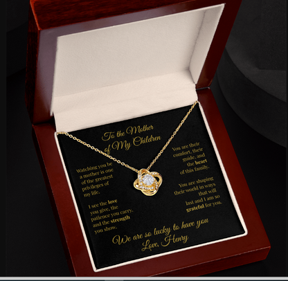 To My Wife- Mother of My Children Necklace