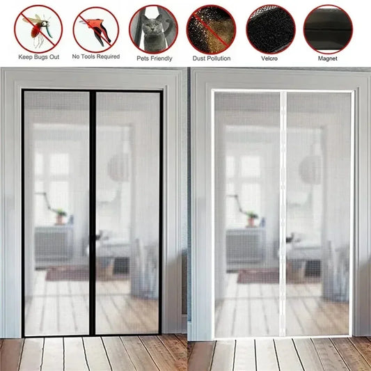 Magnetic Mesh Door Screen