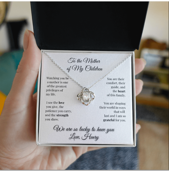 To My Wife- Mother of My Children Necklace